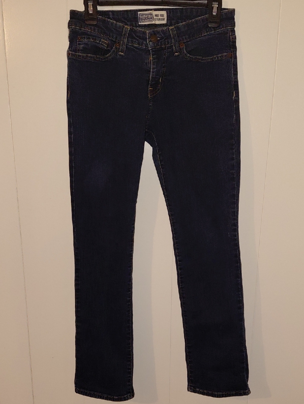 Dark Blue Women's Straight Jeans